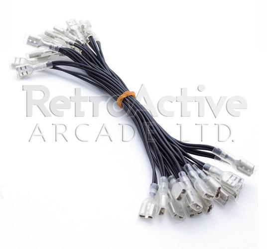Insulated 32c .187 Ground Wire Harness Retro Active Arcade