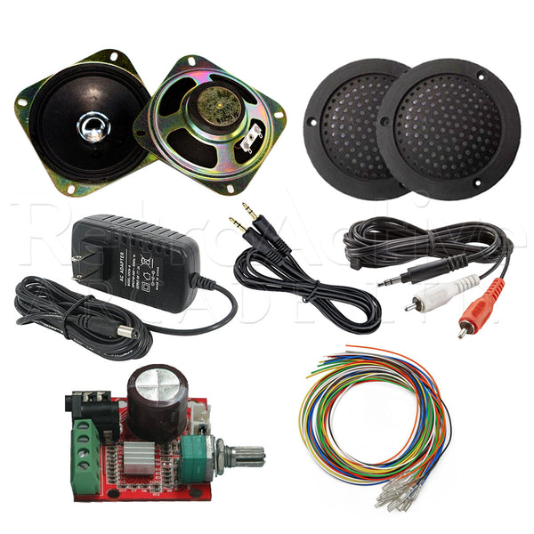 Budget 12v Audio Kit Arcade Bundles Retro Active Arcade - Retro Active Arcade