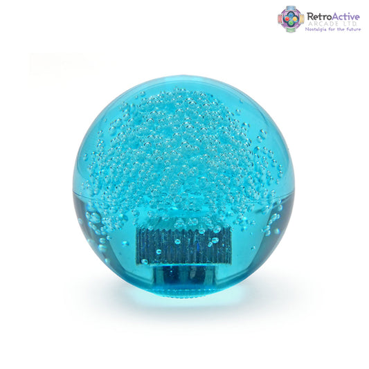 35mm Translucent "Bubble" Ball Top - Blue Joysticks Universal - Retro Active Arcade