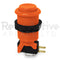 Suzo HAPP Concave Pushbutton - Orange Pushbuttons Suzo Happ - Retro Active Arcade