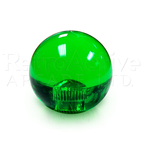 35mm Translucent Ball Top - Green Joysticks Universal - Retro Active Arcade