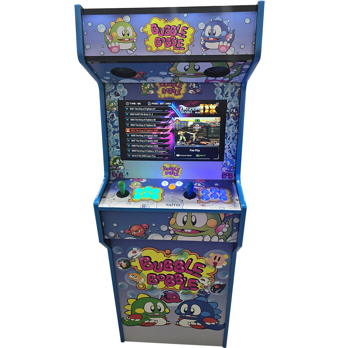 2 Player Origin Arcade - Bubble Bobble Theme