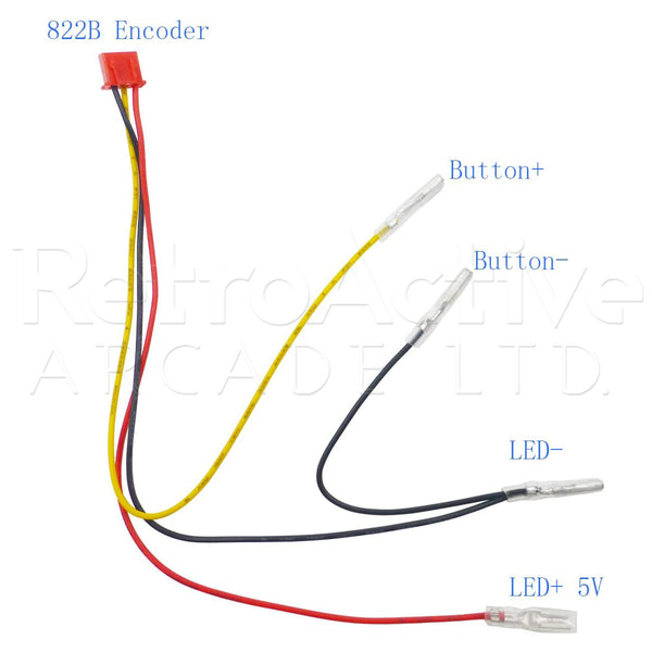 Individual LED Zero Delay Wires - 0.110" Wiring & Harnesses Universal - Retro Active Arcade