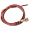 1 Meter Wire with .187" Connector - Brown Wiring & Harnesses Universal - Retro Active Arcade