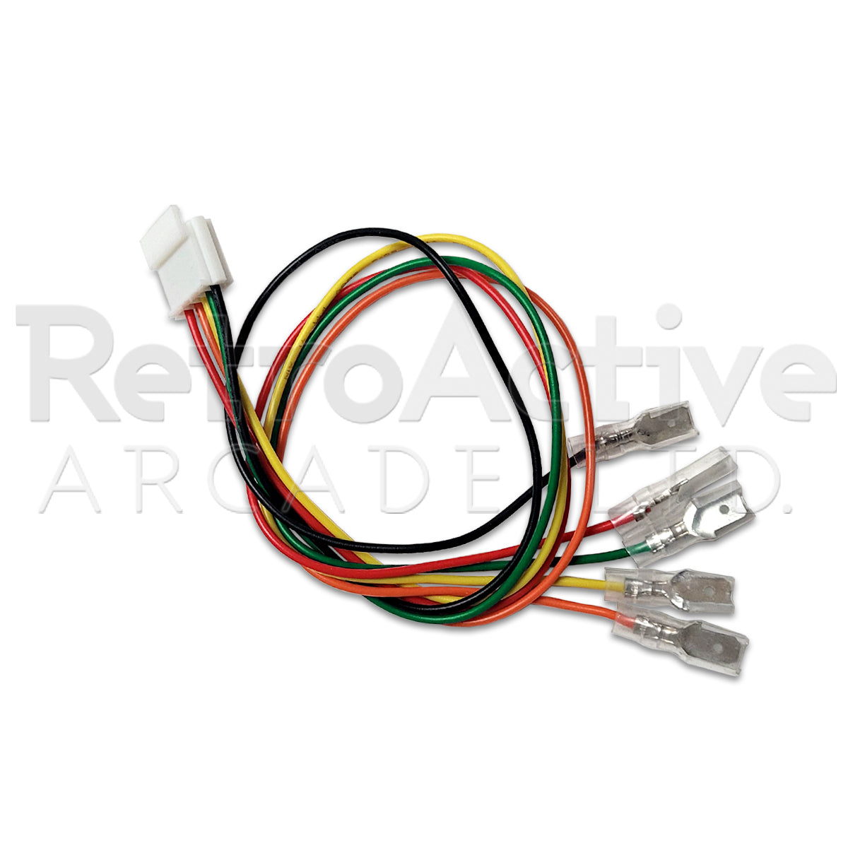 5 Pin to Male .187" Terminal Adaptor Harness Wiring & Harnesses Universal - Retro Active Arcade
