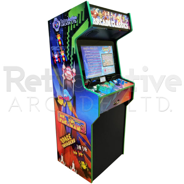 O2 Arcade Games 2 Player Origin Stand Up Arcade System โ Retro Active Arcade