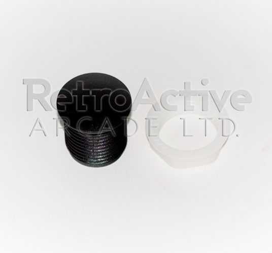 24mm Button Cap and Nut Pushbuttons Universal - Retro Active Arcade