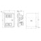Suzo Happ Small Double Coin Door