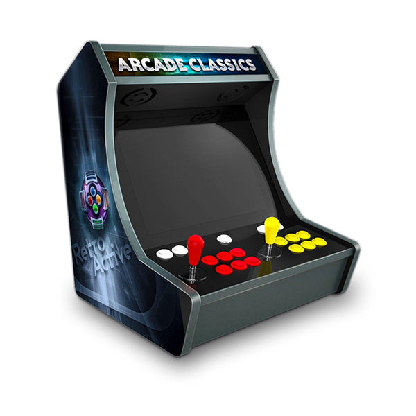 2 Player "Fat-Boy" Bar Top Arcade Arcades - Custom Built Retro Active Arcade - Retro Active Arcade