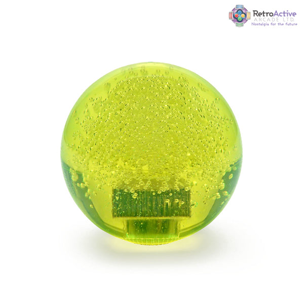35mm Translucent "Bubble" Ball Top - Green Joysticks Universal - Retro Active Arcade