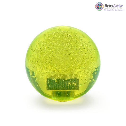 35mm Translucent "Bubble" Ball Top - Green Joysticks Universal - Retro Active Arcade