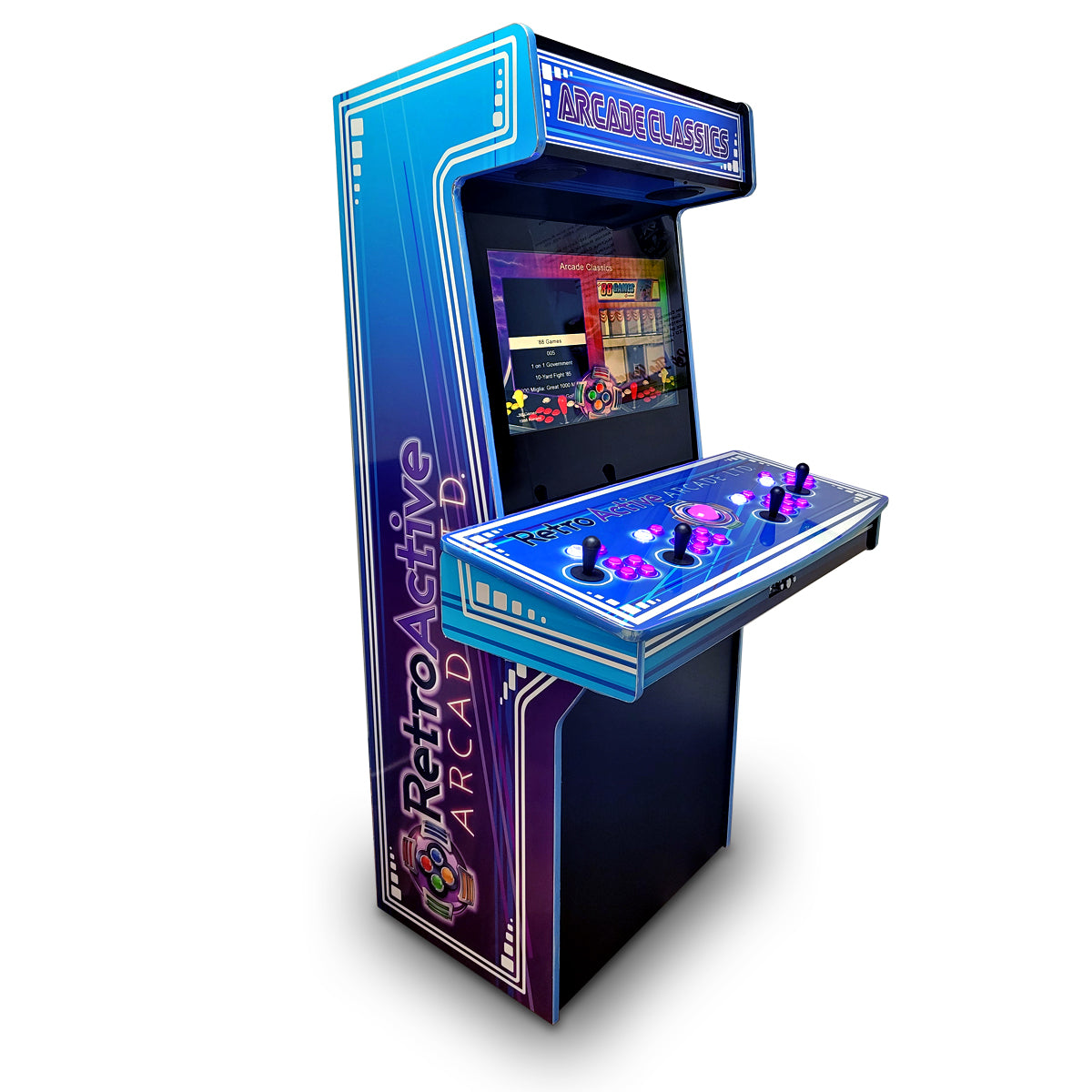 4 Player Monster Signature Series Arcade – Retro Active Arcade