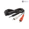 5ft Stereo Audio RCA Cable Audio Solutions Universal - Retro Active Arcade