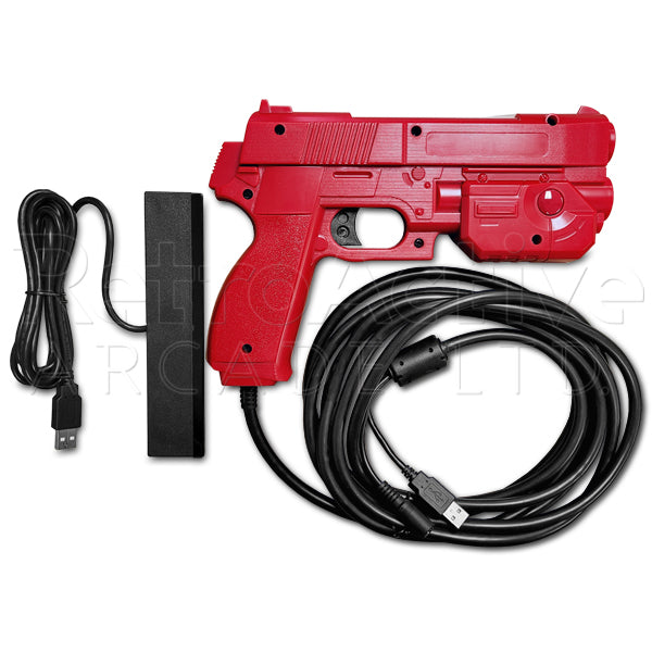 AimTrak Light Gun with Recoil - Red Light Guns Ultimarc - Retro Active Arcade