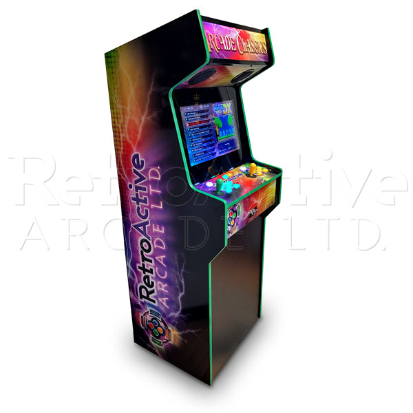 2 Player Origin Arcade - Horizontal JAMMA Arcades - Custom Built Retro Active Arcade - Retro Active Arcade