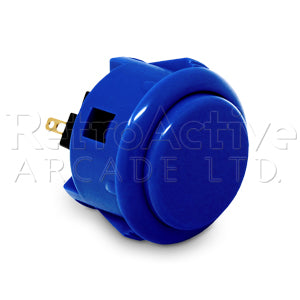 Sanwa OBSF 30mm (OEM) - Royal Blue Pushbuttons Sanwa Denshi - Retro Active Arcade