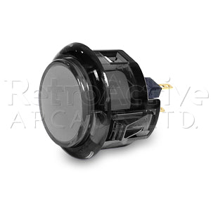 Sanwa OBSC 24mm (Translucent) - Smoke Pushbuttons Sanwa Denshi - Retro Active Arcade