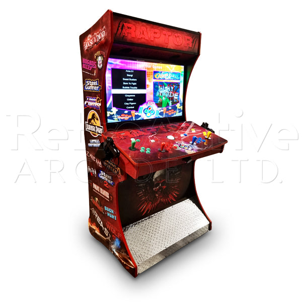 4 Player Raptor Signature Series Light Gun Machine Arcades - Custom Built Retro Active Arcade - Retro Active Arcade