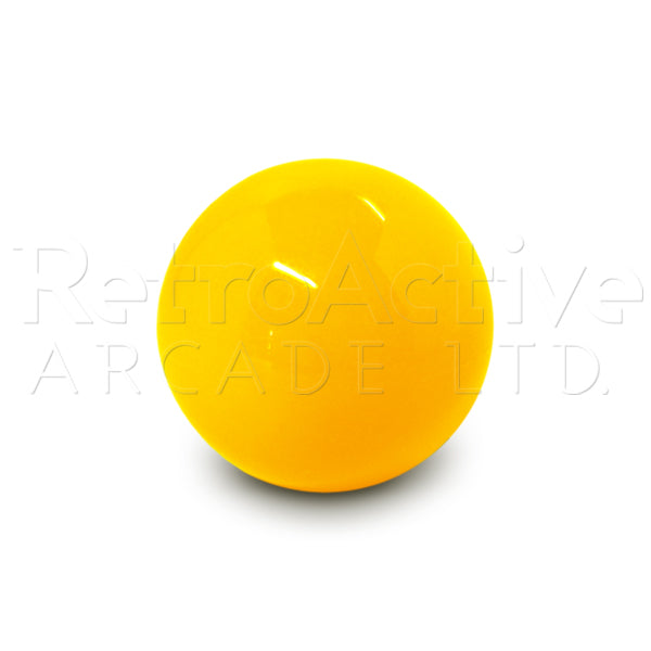 35mm Joystick Ball Top - Yellow Joysticks Retro Active Arcade - Retro Active Arcade