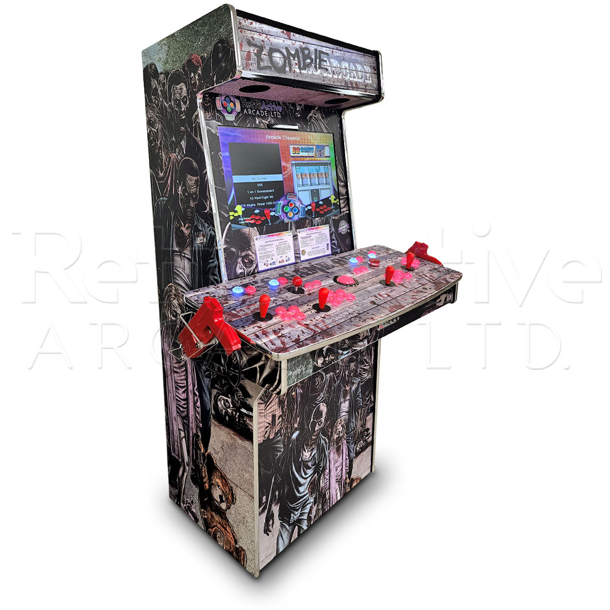 4 Player Monster 15K - Zombie Theme Arcades - Ready to Go Retro Active Arcade - Retro Active Arcade
