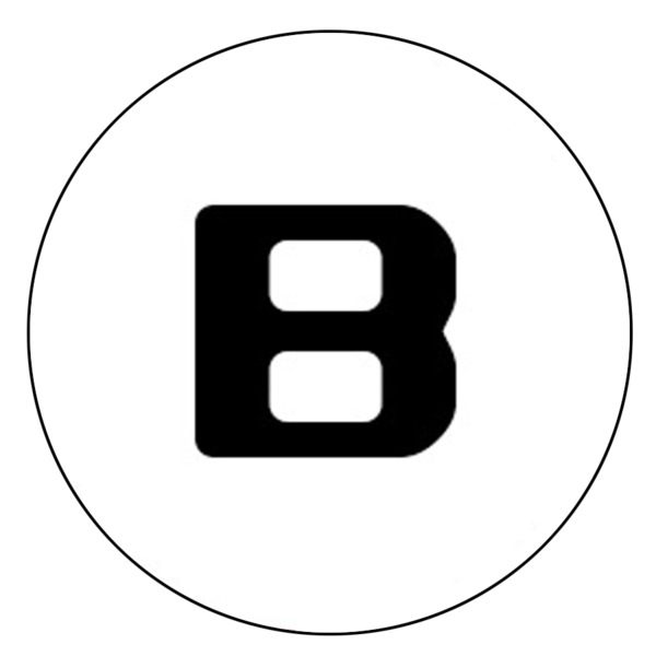 "B" Letter Button Decal Pushbuttons Retro Active Arcade - Retro Active Arcade