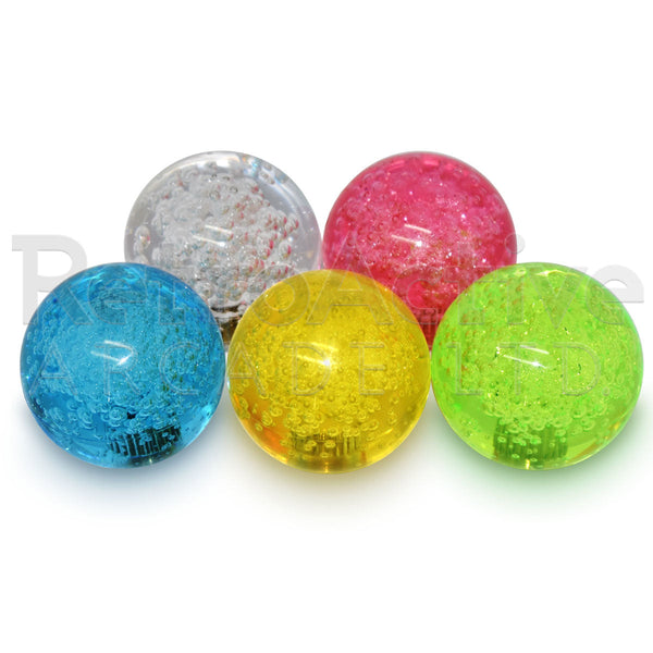 35mm Translucent "Bubble" Ball Top - Cosmetic Defects Joysticks Universal - Retro Active Arcade
