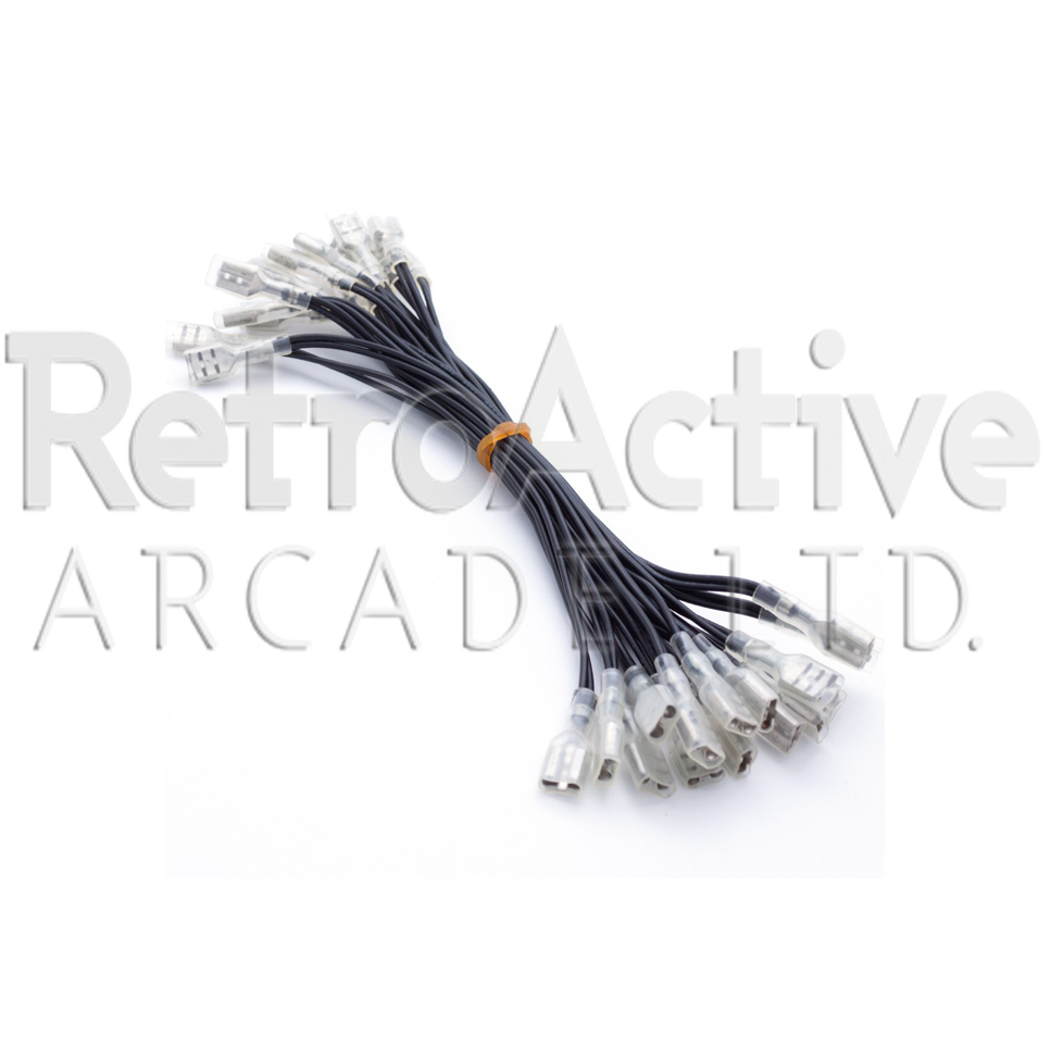 Insulated 18c .110 Ground Wire Harness Retro Active Arcade
