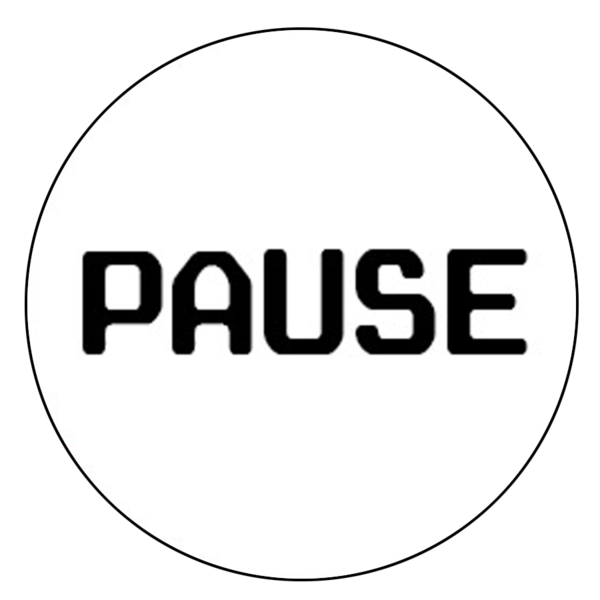 "Pause" Button Decal Pushbuttons Retro Active Arcade - Retro Active Arcade